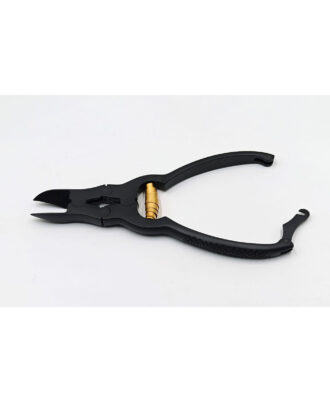 Teflon Coated Cantilever Nail Nipper with Concaved Blades and Barrel Spring